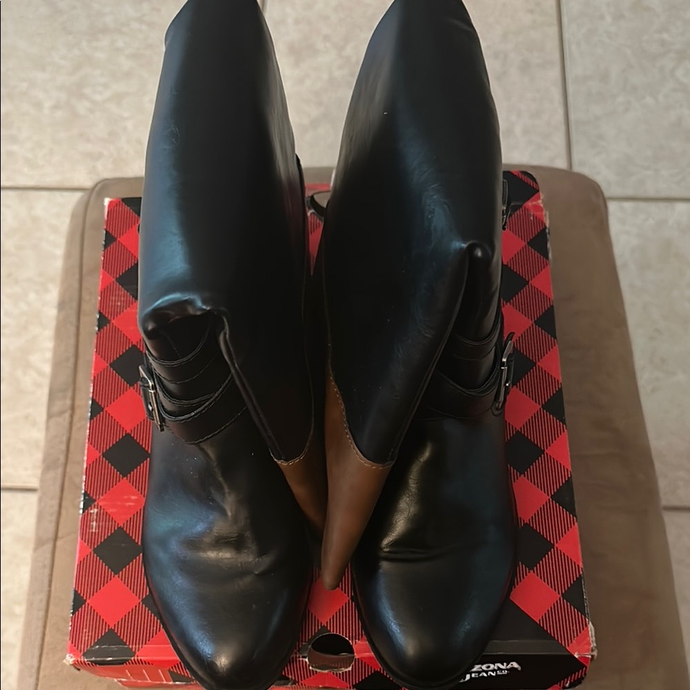 Black and Brown Women's Boots